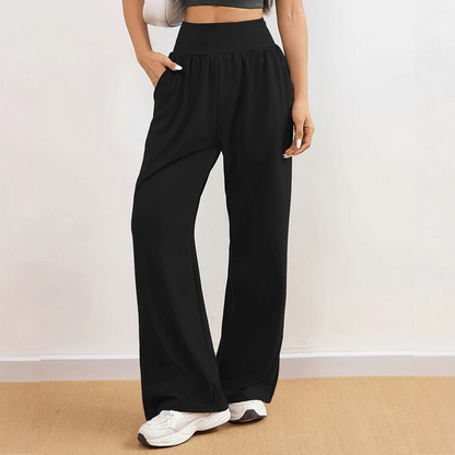 👖 54% OFF NOW! 💨 Women's High-Waist Wide-Leg Sweatpants – Ultra-Soft, Breathable & with Pockets – Perfect for All-Day Wear ✨