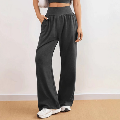 👖 54% OFF NOW! 💨 Women's High-Waist Wide-Leg Sweatpants – Ultra-Soft, Breathable & with Pockets – Perfect for All-Day Wear ✨