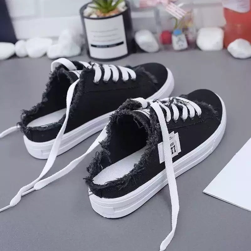 👟 46% OFF NOW! 👖 Women's Denim Mule Trainers – Easy Slip-On, Comfortable Sole & Perfect for a Casual Summer Look ☀️