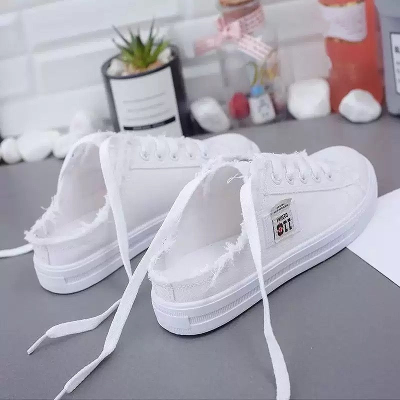👟 46% OFF NOW! 👖 Women's Denim Mule Trainers – Easy Slip-On, Comfortable Sole & Perfect for a Casual Summer Look ☀️
