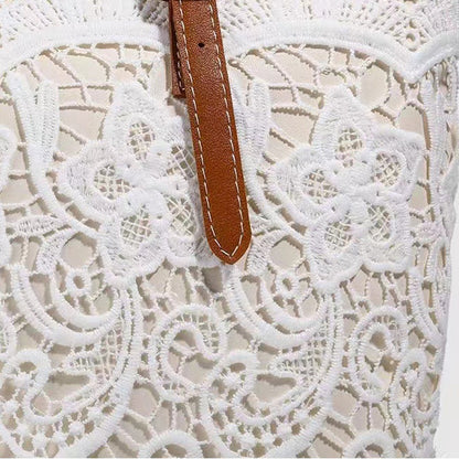 🌸 LIMITED-TIME 50% OFF! 👛 Vintage Lace Shoulder Bag – Elegant, Spacious, Adjustable Strap 💼