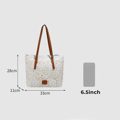 🌸 LIMITED-TIME 50% OFF! 👛 Vintage Lace Shoulder Bag – Elegant, Spacious, Adjustable Strap 💼