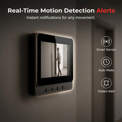 ⏳Time-Limited Special⏰Smart Video Doorbell with 4.3" Display – Two-Way Audio, Night Vision, Wide Angle 🏠