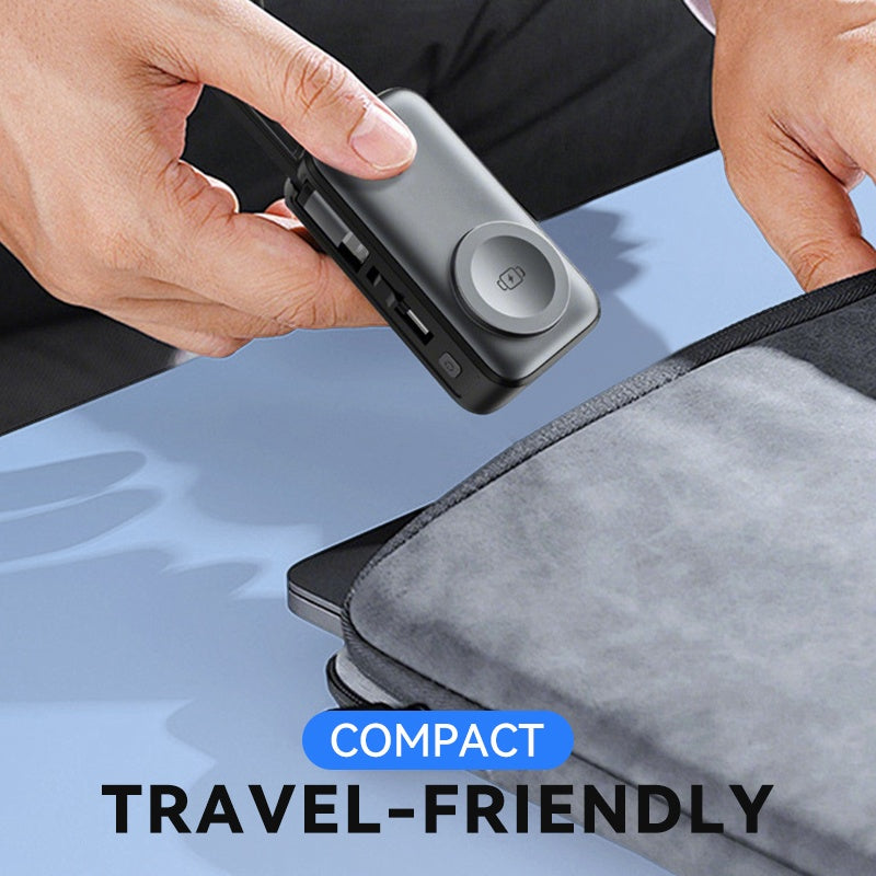 🔋 50% OFF NOW! 📱 3-in-1 Magnetic Power Bank – Wireless Charging, Built-in Cables & Compact Design ✈️