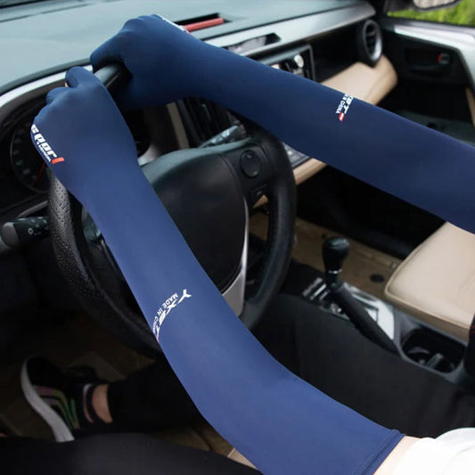 📢📢40% OFF !! ⏰Cycling Sun Protection Ice Silk Arm Sleeves