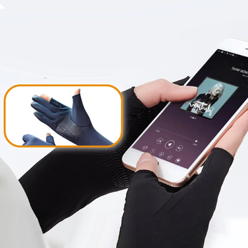 📢📢40% OFF !! ⏰Cycling Sun Protection Ice Silk Arm Sleeves
