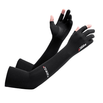📢📢40% OFF !! ⏰Cycling Sun Protection Ice Silk Arm Sleeves
