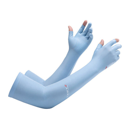 📢📢40% OFF !! ⏰Cycling Sun Protection Ice Silk Arm Sleeves