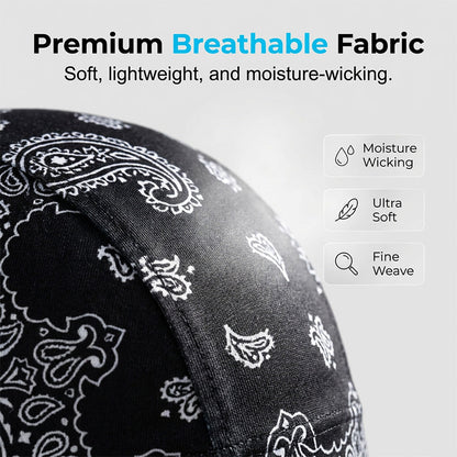 🧢 Buy 1, get 2 free! 💨 Unisex Breathable Beanie – Adjustable Straps & Moisture-Wicking ✨