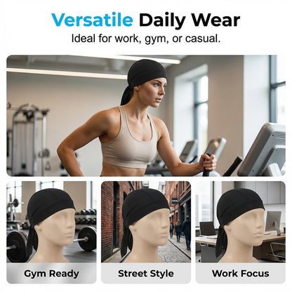 🧢 Buy 1, get 2 free! 💨 Unisex Breathable Beanie – Adjustable Straps & Moisture-Wicking ✨