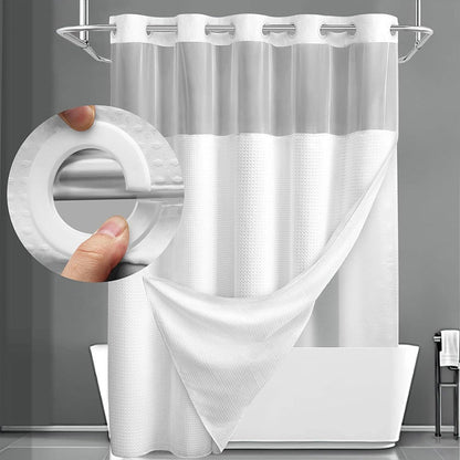 📢📢50% OFF !! ⏰Waffle Pattern Shower Curtain