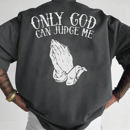 👕 50% OFF NOW! 🙏 Men's Praying Hands Graphic Tee – Soft Cotton & Symbolic Design – Casual & Versatile Style 🕊️