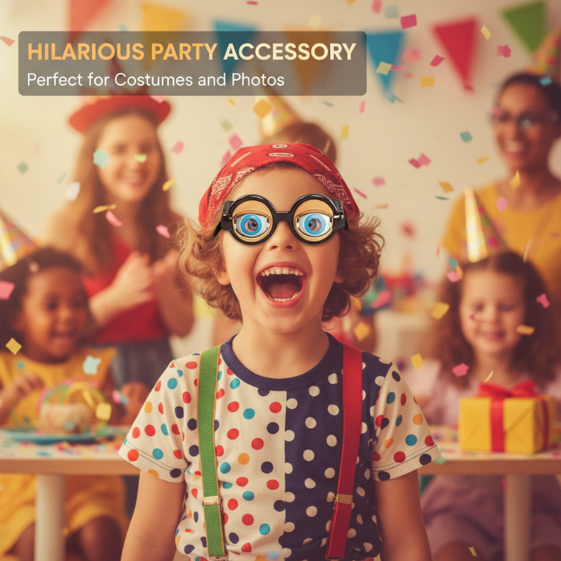 🔥Buy 1 Get 1 Free！！🔥Kids Pull-String Blinking Crazy Glasses