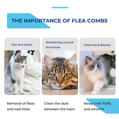 2023 Confidentiay® Multifunctional Pet Hair Comb Flea and Tear Stain Removal