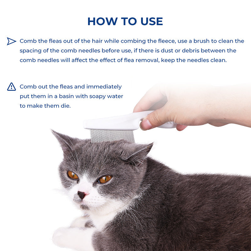 2023 Confidentiay® Multifunctional Pet Hair Comb Flea and Tear Stain Removal