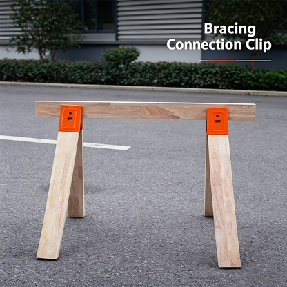 🛠️ LIMITED-TIME 50% OFF! ✨ Sawhorse Bracket – Heavy-Duty, Down Clamp, Anti-Slip, Steel ✨
