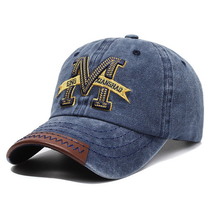 🧢 LIMITED-TIME 50% OFF! ✨ Washed Denim Baseball Cap – Stylish, Embroidered, Adjustable ✨