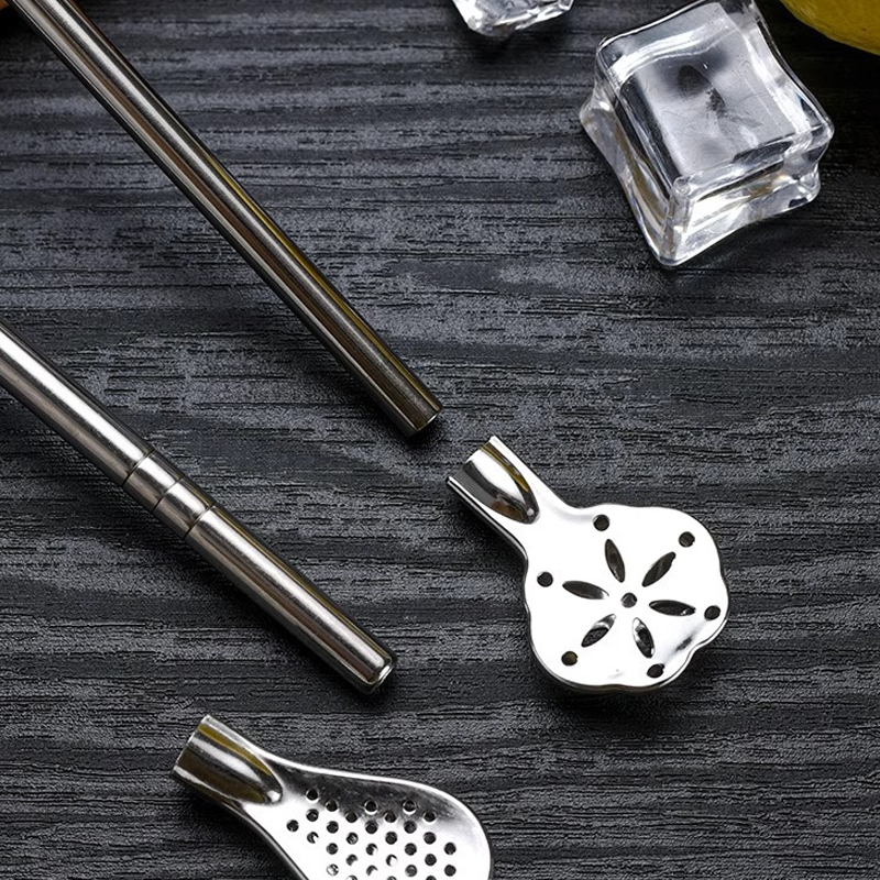 304 Stainless Steel 2-in-1 Straw Spoon – Drink Straw & Stirring Spoon Combo, Detachable Design & Eco-Friendly Reusable ✨