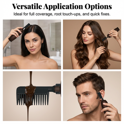 💇 LIMITED-TIME 50% OFF! 💥 Natural Plant-Derived Gentle Hair Color – Gray Coverage, Long-Lasting, Easy Apply ✨