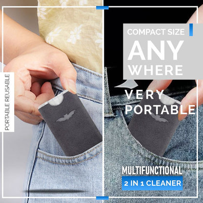 📢📢BUY 1  GET 1 FREE !! ⏰2-in-1 Screen Cleaner & Microfiber Cloth: Spray & Wipe, No Residue, Portable