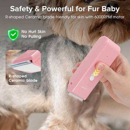 🐾 LIMITED-TIME 50% OFF! ✨ Quiet Cordless Pet Clipper – Ceramic Blade, IPX7, 90 Min Runtime 🐶