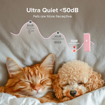 🐾 LIMITED-TIME 50% OFF! ✨ Quiet Cordless Pet Clipper – Ceramic Blade, IPX7, 90 Min Runtime 🐶