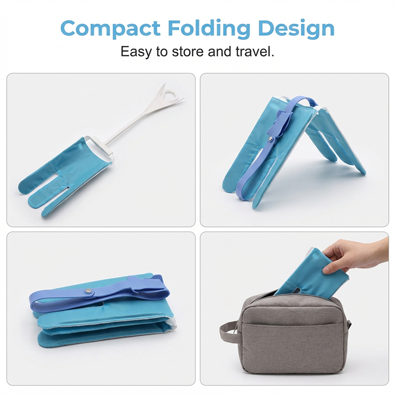 🔥While Supplies Last 40% OFF!🎉 No-Bend Easy-On Sock Aid with Pull Straps