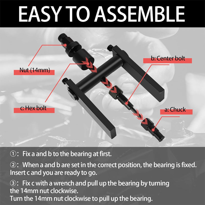 10 PCS Motorcycle Bearing Puller Tool Kit