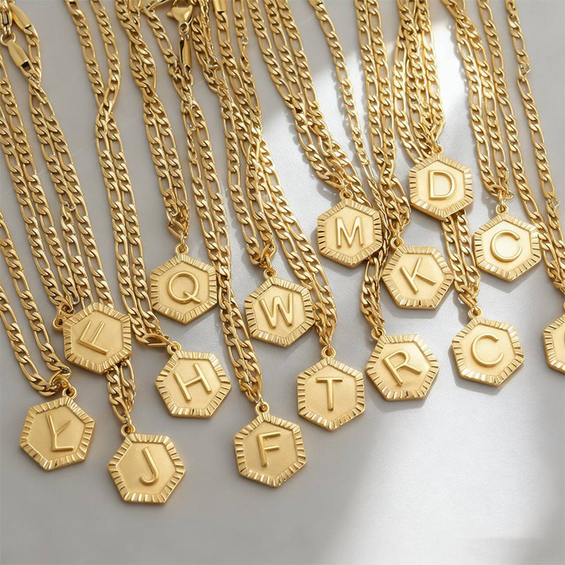📢📢40% OFF⏰ Gold Initial Anklet with Figaro Chain – Personalized letter, tarnish-resistant & adjustable length – perfect for summer feet or gift giving 👣