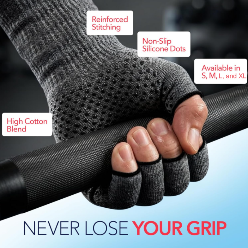 🧤 50% OFF NOW! 👐 Arthritis Compression Gloves with Grip Dots – Relieves hand pain, reduces swelling & improves circulation – breathable fabric, silicone grip & perfect for daily activities or typing 💻