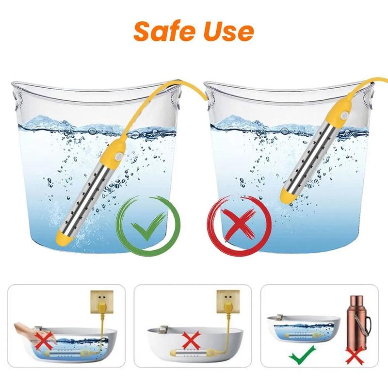 🏆LAST DAY SALE 50% OFF🔥Safe Anti-Scald Immersion Heater for Travel & Home