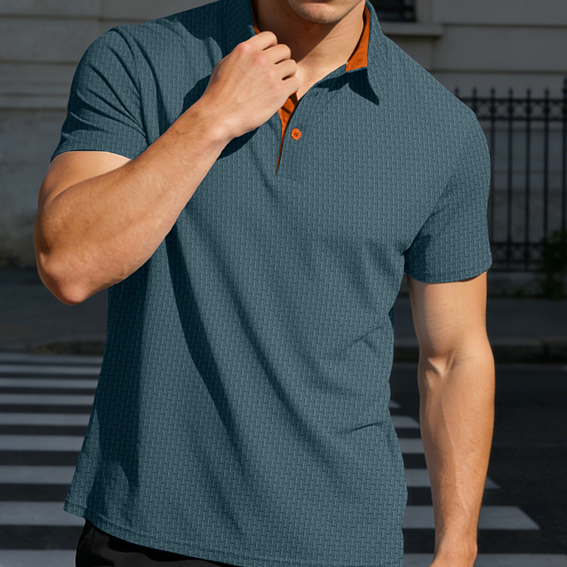 📢📢40% OFF !! ⏰Men's Casual Short Sleeve Collared Shirt