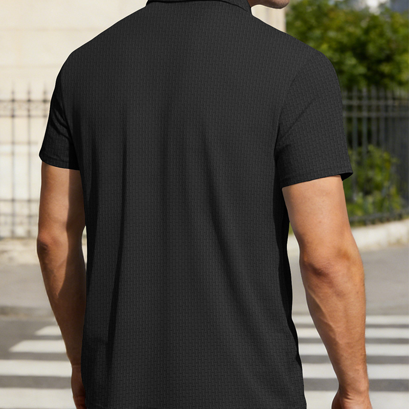 📢📢40% OFF !! ⏰Men's Casual Short Sleeve Collared Shirt