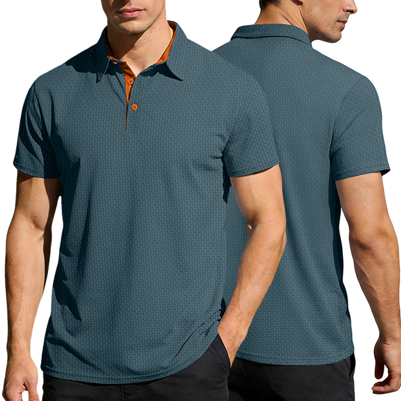 📢📢40% OFF !! ⏰Men's Casual Short Sleeve Collared Shirt