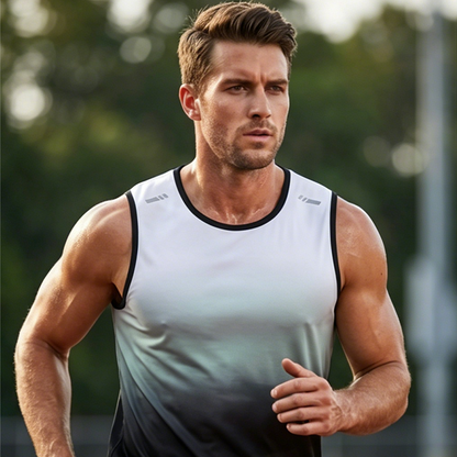 📢📢45% OFF !! ⏰Men's Gradient Sport Tank Top