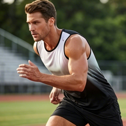 📢📢45% OFF !! ⏰Men's Gradient Sport Tank Top