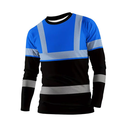 📢📢50% OFF !! ⏰Men's Printed Round-neck Long-sleeve Shirt