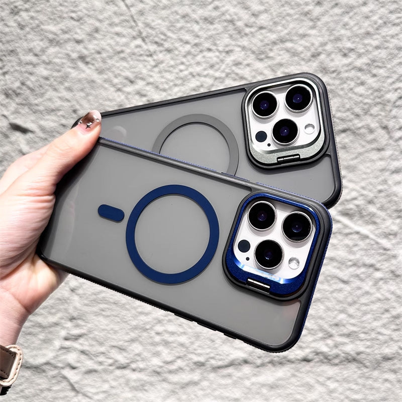 📱 50% OFF NOW! 🧲 Magnetic Phone Case with Lens Stand – Wireless Charging Compatible, Shock-Absorbing & Built-in Kickstand – Hands-Free Viewing 🎥