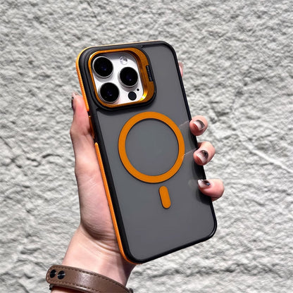 📱 50% OFF NOW! 🧲 Magnetic Phone Case with Lens Stand – Wireless Charging Compatible, Shock-Absorbing & Built-in Kickstand – Hands-Free Viewing 🎥