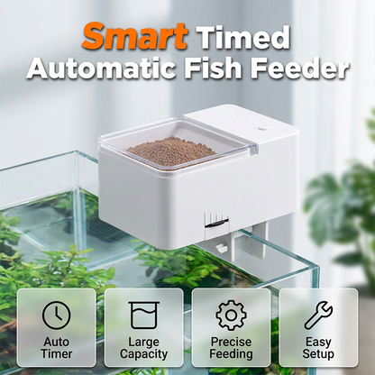🐟 LIMITED-TIME 50% OFF! ⏰ Auto Fish Feeder – Smart, Timed, Perfect Portion 🤖