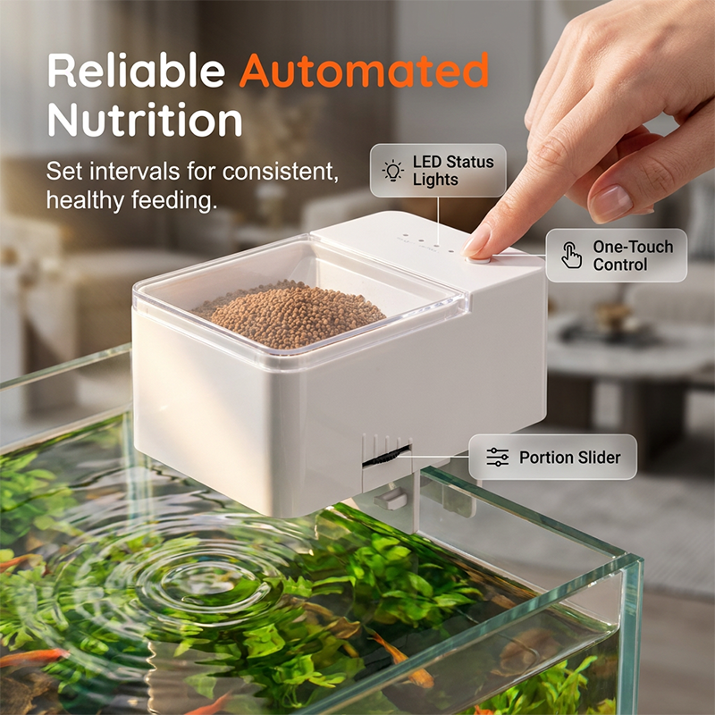 🐟 LIMITED-TIME 50% OFF! ⏰ Auto Fish Feeder – Smart, Timed, Perfect Portion 🤖
