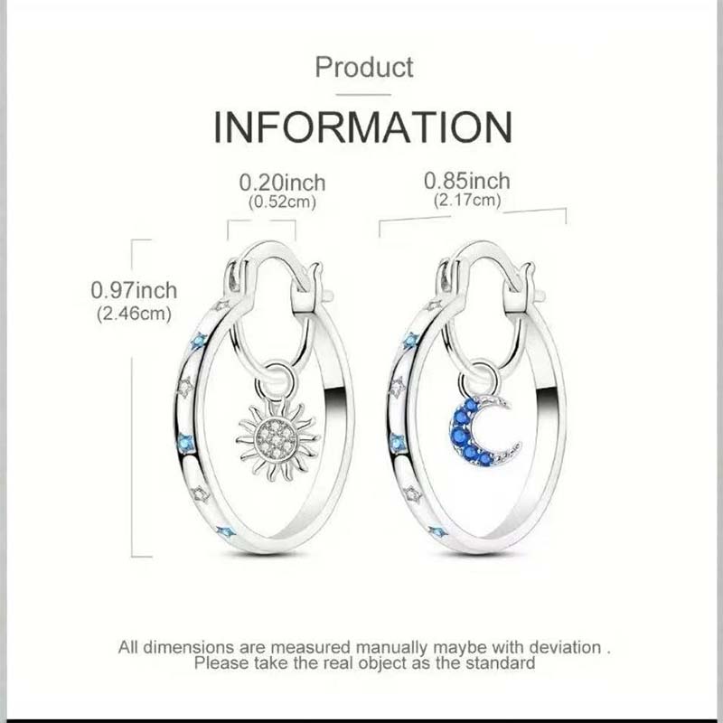 🌙 LIMITED-TIME 50% OFF! ✨ Celestial Sun & Moon Hoops – Layered, Symbolic, Hypoallergenic ✨