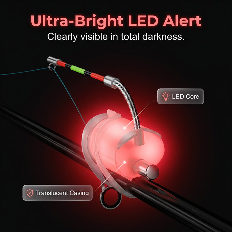 🎣 LIMITED-TIME 50% OFF! ✨ Electronic Fishing Bite Alarm – Instant Light & Sound Alert 🎯