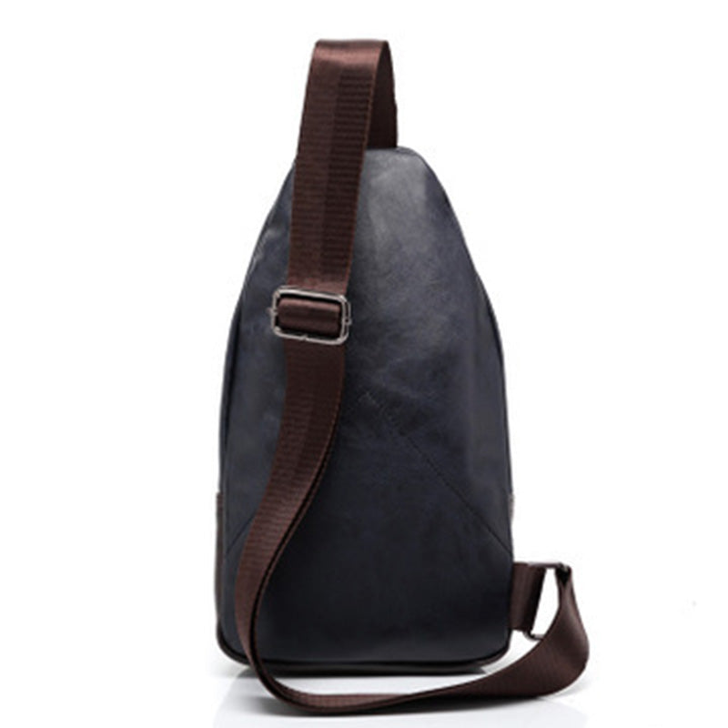 🎒 50% OFF NOW! 🧳 Men's PU Leather Chest Bag – Lightweight, Organized & 3-in-1 Style – Wear as Chest Pack, Shoulder Bag or Handbag 🔥