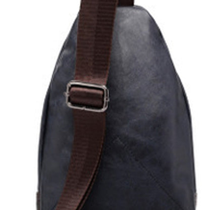 🎒 50% OFF NOW! 🧳 Men's PU Leather Chest Bag – Lightweight, Organized & 3-in-1 Style – Wear as Chest Pack, Shoulder Bag or Handbag 🔥