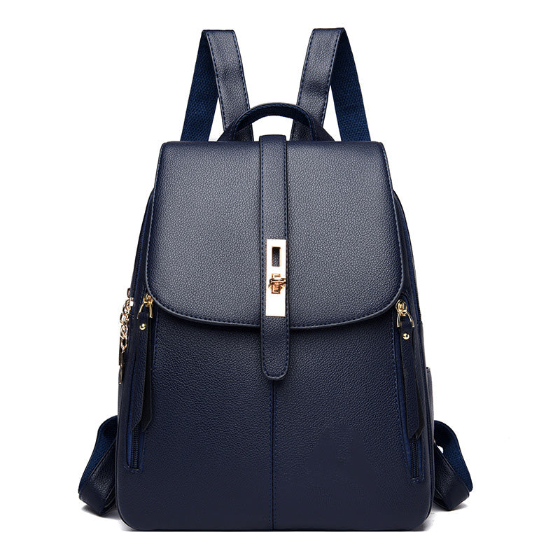 Women PU Leather Backpack Fashion Shoulder Bag for Travel