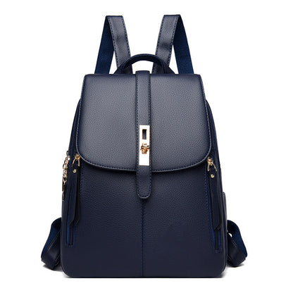 Women PU Leather Backpack Fashion Shoulder Bag for Travel