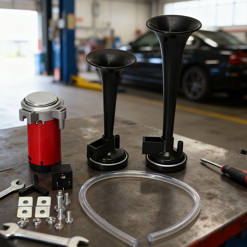 📢📢40% OFF !! ⏰Universal Dual Trumpet Air Horn Kit