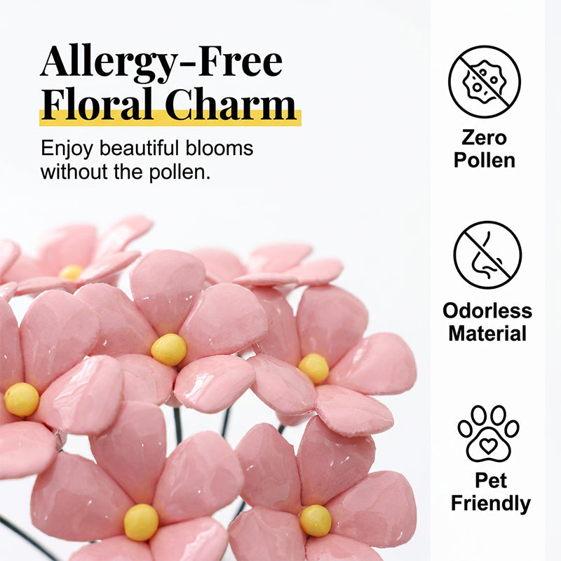 🌸 LIMITED-TIME 50% OFF! ✨ Everlasting Ceramic Floral Decoration – Glossy, Zero Maintenance, Timeless 🌷