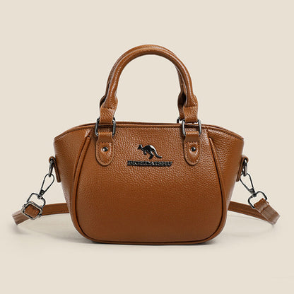 👜 LIMITED-TIME 50% OFF! ✨ Retro Boston Handbag – Pebbled Texture, Crossbody, Compact & Spacious 🎀